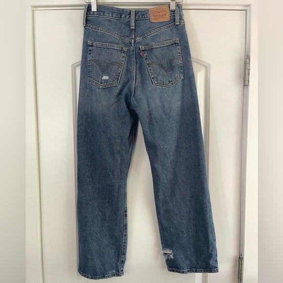 Levi’s Ribcage Straight Distressed Ankle Jean - 26 - Picture 5 of 5